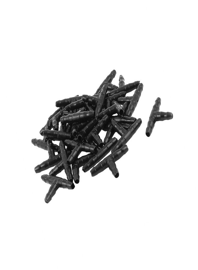 Partuto T Shape 3 Ways Adapter Airline Air Tubing Connectors 30pcs for Aquarium Replacement